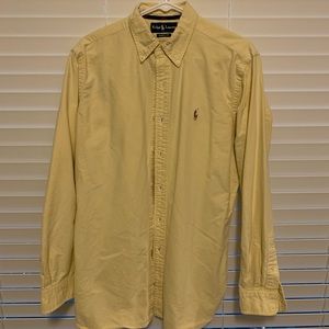 Yellow Polo Men’s long sleeve button up